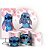 KIT Redondo Trio e Faixa - Lilo E Stitch Rosa - Sublimado 3D - Imagem 1