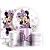 KIT Redondo Trio e Faixa - Minnie Lilas - Sublimado 3D - Imagem 1