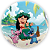 Painel Redondo - Lilo E Stitch - Sublimado 3D - Imagem 1