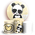 KIT Redondo e Trio - Panda - Sublimado 3D - Imagem 1