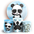 KIT Redondo e Trio - Panda - Sublimado 3D - Imagem 1
