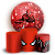 KIT Redondo e Trio - Homem Aranha - Sublimado 3D - Imagem 1