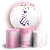 KIT Redondo e Trio - Maos Amor Coracao - Sublimado 3D - Imagem 1