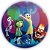 Painel Redondo - Divertida Mente - Sublimado 3D - Imagem 1