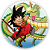 Painel Redondo - Dragon Ball Classico - Sublimado 3D - Imagem 1