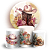 KIT Redondo e Trio - Boiadeira Cowgirl - Sublimado 3D - Imagem 1