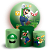 KIT Redondo e Trio - Super Mario  - Sublimado 3D - Imagem 1