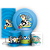 KIT Redondo Trio e Faixa - Looney Tunes Baby - Imagem 1