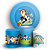 KIT Redondo e Trio - Looney Tunes Baby - Sublimado 3D - Imagem 1