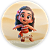 Painel Redondo - Moana - Sublimado 3D - Imagem 1