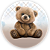 Painel Redondo - Oh Baby Urso - Sublimado 3D - Imagem 1