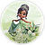 Painel Redondo - Princesa Tiana - Sublimado 3D - Imagem 1