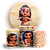 KIT Redondo e Trio - Moana - Sublimado 3D - Imagem 1