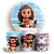KIT Redondo e Trio - Moana - Sublimado 3D - Imagem 1