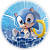 Painel Redondo - Sonic - Sublimado 3D - Imagem 1