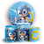 KIT Redondo e Trio - Sonic - Sublimado 3D - Imagem 1