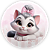 Painel Redondo - Gatinha - Sublimado 3D - Imagem 1