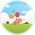 Painel Redondo - Capivara  - Sublimado 3D - Imagem 1