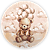Mini Painel - Urso Marrom - Sublimado 3D - Imagem 1