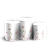 Trio Cilindro - Jardim Floral - Sublimado 3D - Imagem 1
