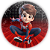 Painel Redondo - Homem Aranha - Sublimado 3D - Imagem 1