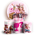 KIT Redondo e Trio - Barbie - Sublimado 3D - Imagem 1