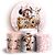 KIT Redondo e Trio - Minnie Safari - Sublimado 3D - Imagem 1
