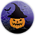 Painel Redondo - Dia das Bruxas Halloween - Sublimado 3D - Imagem 1