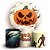KIT Redondo e Trio - Dia das Bruxas Halloween - Sublimado 3D - Imagem 1