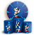 KIT Redondo e Trio - Sonic - Sublimado 3D - Imagem 1