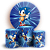 KIT Redondo e Trio - Sonic - Sublimado 3D - Imagem 1