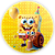 Painel Redondo - Bob Esponja - Sublimado 3D - Imagem 1