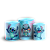 Trio Cilindro - Lilo e Stitch Azul - Sublimado 3D + Elástico - Imagem 1