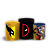 Trio Cilindro - Dead Pool e Wolverine - Sublimado 3D + Elástico - Imagem 1