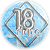 Painel Redondo - 18 Anos - Sublimado 3D - Imagem 1