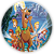 Painel Redondo - Scooby Doo - Sublimado 3D - Imagem 1