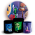 KIT Redondo e Trio - Divertida Mente - Sublimado 3D - Imagem 1