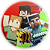 Painel Redondo - Minecraft - Sublimado 3D - Imagem 1