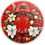 Painel Redondo - Natal - Sublimado 3D - Imagem 1
