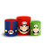 Trio Cilindro - Super Mario - Sublimado 3D + Elástico - Imagem 1