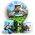 KIT Redondo e Trio - Minecraft - Sublimado 3D - Imagem 1