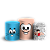Trio Cilindro - Monica Turma da Monica - Sublimado 3D + Elástico - Imagem 1