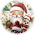 Painel Redondo - Natal - Sublimado 3D - Imagem 1