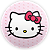 Painel Redondo - Hello Kitty - Sublimado 3D - Imagem 1