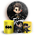 KIT Redondo e Trio - Batman - Sublimado 3D - Imagem 1