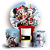 KIT Redondo e Trio - Mickey Natal - Sublimado 3D - Imagem 1