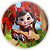 Painel Redondo - Branca De Neve - Sublimado 3D - Imagem 1