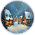 Painel Redondo - Natal - Sublimado 3D - Imagem 1