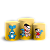 Trio Cilindro - Monica   Turma da Monica - Sublimado 3D - Imagem 1