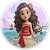 Painel Redondo - Moana - Sublimado 3D - Imagem 1